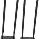 Heavy Duty Wall Mount Garage Hooks for Tires and Tools Sturdy Utility Storage Hangers for Garage Organization Multi-Purpose Design Black