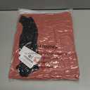 TARSE Womens Linen Wide Leg Pants Casual Loose Elastic Waist Beach Travel Vacation Palazzo Harem Pants with Pockets (Red, XL)