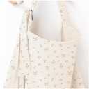 MairMore Muslin Nursing Covers for Breastfeeding, Privacy Breast Feeding Cover with Arch Neckline for Mom and Baby, Breathable 100% Cotton Nursing Apron Multi-use Stroller Cover (Pink Blossom), 44 x 28 inches