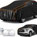 Hail Protector Car Cover for SUV(Length:201"-234") + Gift Windshield Sunshade, Multi-Layered EVA Hail Proof Car Cover, Padded Car Hail Protector Escalade ESV,Tahoe,Suburban, Yukon XL, etc.