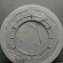 24 Inch Large LED Flush Mount Ceiling Light, 50W,5480LM, 3000K/4000K/6000K CCT Selectable, White Round Flat Panel Low Profile Ceiling Light Fixtures for Hallway, Kitchen, Bedroom, Laundry Room