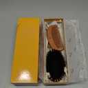 Belula 100% Boar Bristle Hair Brush Set (Medium). Soft Natural Bristles for Thin and Fine Hair. Restore Shine And Texture. Wooden Comb, Travel Bag and Spa Headband Included!