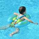 Swimbobo Baby Swimming Float Kids Inflatable Swim Ring with Safety Support Bottom Swimming Pool Accessories for 3-36 Months