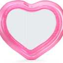 FUNBOY Original Clear Heart Water Hammock with Mesh Pool Float Perfect for Summer Pool Parties