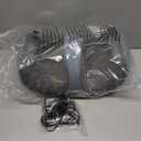 Foot Massager with Heat, Shiatsu Foot and Calf Electric Kneading Massager Machine with Roller for Relaxation, Plantar Fasciitis, Pain Relief, Gifts for Women & Men, Grey