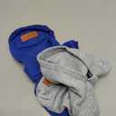 2 Pack Dog Hoodie Warm Hood Dog Sweater Cold Weather Small Dogs Sweatshirt Comfort Pet Clothes for Small Medium Dogs with Pockets Cats Chihuahua Clothes for Male Female Girl Boy Sporty Daily Wear (XXS (Back: 5.9", Chest: 10.6"), Dark Blue+Grey)