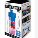 Better Blender Turbo Power USB Rechargeable 16 Oz