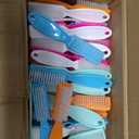 Mifoci 120 Pcs Handle Grip Nail Brush for Cleaning Fingernails Cleaner Scrub Brush Bulk Hand Cleaning Brushes Soft Stiff Bristles Pedicure Manicure Tools for Nail and Toe(Cute Color)