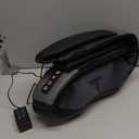 Nekteck Shiatsu Neck Massager for Pain Relief Deep Tissue with Heat, 3D Kneading Massage Pillow Back Shoulder Massagerfor Body Muscle, Plug-in Use for Home Office Car, Gifts for Mom Dad Him Her (Black)