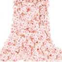 10PCS 59FT Artificial Silk Cherry Blossom Garland, Hanging Sakura Flower Vines for Wedding Party Home Arch Office Sakura Decor (Light Pink)