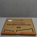 CHEERHOME PETS Sisal Cat Scratcher Toy with Ball Track Wooden Interactive Cat Toy for Indoor Cats Scratch Pad, Physical Exercise for Kitty and Medium Cat