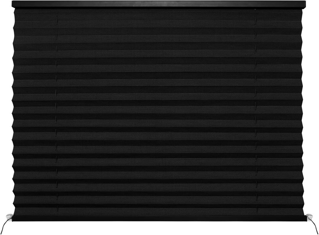 NOVINO RV Blinds for Camper Window,RV Window Shades Camper Blinds for Travel Trailer,Pleated Shade for Motorhome Motor Coach-32 W x 24" L