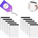 10 Pack Pocket Mini Notepads Refills,Memo Pad,35Inch Lined Writing Pads with 30 Sheets in Each Pad,Note Pads Refills,Inspiration Catcher(White-10pack)