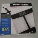 Glass Weight Tracking Scale Black/Clear - Health-O-Meter