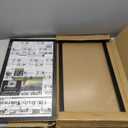 Americanflat 11x22 Newspaper Frame with Polished Plexiglass - Set of 2 - Display for Assorted Media Articles - Signature Collection - Modern Picture Frame for Wall Display - Black