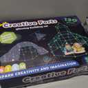 Tiny Land Glow Fort Building Kit for Kids Creative Fort Indoor & Outdoor Construction Toys with 86 Rods and 44 Balls for 5-12 Year Old Boys & Girls STEM Building Toy Gifts with Storage Bag