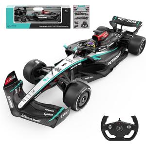 Voltz Toys Mercedes-AMG F1 W15 1:12 Scale RC Car Officially Licensed Formula 1 Remote Control Race Car, 2.4GHz for Boys, Girls and Collectors (1:12 Mercedes-AMG F1 W15)