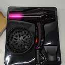 Mannice Hair Dryer, 3500 Watt Professional Salon Ionic Blow Dryer with AC Motor, 3 Heat Settings, 2 Speeds, Cool Shot Button, Tourmaline Ceramic, Concentrator & Diffuser Attachments, Purple, 110V