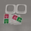 2 Pack Window Mount fits for Kasa Smart Security Camera EC60, No Drill Easy Installation Adhesive Kasa Camera Mount Brackets fits for TP Link Smart Spot Cam