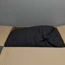 Love's cabin Seersucker Black King Size Comforter Set, 7-Piece All Season Lightweight Bed in a Bag Bedding Set with Comforter, Flat Sheet, Fitted Sheet, Pillowcases and Shams | Soft, Breathable, Lightweight (King (102"X90"))