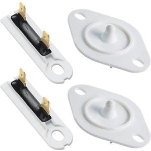 8577274 Dryer Thermistor and 3392519 Dryer Thermal Fuse by Seentech - Exact Fit for Whirlpool Kenmore May-tag Inglis - Replace 8577274 3390292 3406294 3976615 772546 AP3919451 AP601351 (Pack 2)