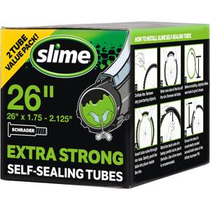 Bike Inner Tube with Slime Puncture Sealant, Extra Strong, Self Sealing, Prevent and Repair