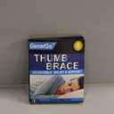 Trigger Thumb Splint - Thumb Spica Support Brace Stabilizer for Pain, Sprains, Arthritis, Tendonitis (Right Hand or Left Hand) (Black)