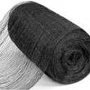 Vocray 14 x 14 ft Pond & Pool Leaf Netting, 3/8 inch mesh size, Protects Koi Fish from Herons, Raccoons, Birds, Cats & Predators