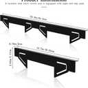 Stove Gap Covers Stainless Steel,2 Pack Stove Gap Filler Range Trim Kit with Non-Slip Mat,Easy Retractable 12.7 to 25,Sturdy and Heat Resistant Stove Gap Guards for Kitchen,Countertop (Long Style)