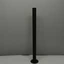 Black Pole 25.5 Inches, Bottom 4 inches, Top 1.5 inches 