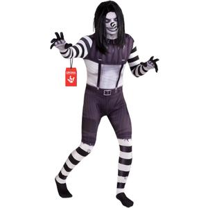 Morphsuits Laughing Jack Costume, Scary Zentai Skin Suit for Halloween, Cosplay, Parties, and Events (Medium)