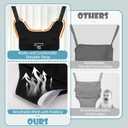 Baby Jumper, Baby Jumper Doorway with Adjustable Strap, Easy to Assemble, with a Soft Rug (Black)
