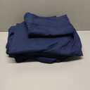 Queen 6 Piece Sheet Set - Comfy, Breathable & Cooling - Hotel Luxury Bedding for Women, Men, Kids & Teens - 1 Flat & 1 Fitted Sheet & 4 Pillowcases w/ Deep Pockets - Soft and Wrinkle Free - Navy Blue (Queen, 24 - Navy Blue)