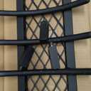 Permade Fireplace Grate with Ember Retainer, 14 Inch Fireplace Log Grate, Heavy Duty Steel Fire Grate, 3/5" Bar Wood Stove Grate,Chimney Hearth Rack Holder for Outdoor Camping Fire Pit,Indoor