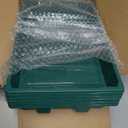 YoleShy 10 Pack Seed Starter Tray Reusable Plastic Plant Seedling Starter Trays Thickened Sturdy Durable for Germination Growing Microgreens Planting Propagation, Without Drain Holes, 14.5"x9", Green