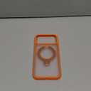 TORRAS Q3 Spin for iPhone 17 Pro Max Case with 360° Magnetic Stand, Wireless Charging Compatible, Hard PC Case for 17 Pro Max Phone Case with Stand, Translucent Cosmic Orange