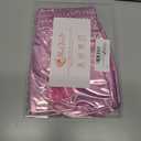 Girls Metallic Shorts Shiny Hot Pants for Dance Gymnastics Sparkly Shorts with Sunglasses (Pink, M)