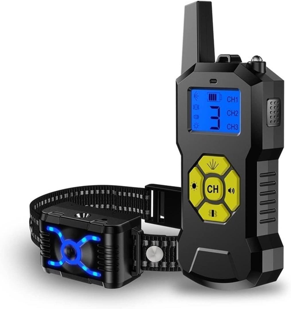 Dog Training Collar with Remote,Shock Collar for Dogs with Vibration and Beep Modes,Rechargeable,Waterproof Collar