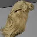 Blonde Wig with Bangs for Women  Long Straight Heat Resistant Synthetic Wig for Daily Use, Party, Halloween, Cosplay  24 Inch Blonde Wig for Girls