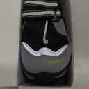 QUMY 4PCS Dog Boots for Large Dogs, Medium Dog Shoes & Paw Protectors for Hot Pavement, Summer Heat Protection, Mesh Breathable Nonslip Dog Booties for Hardfloors, Walking Running Hiking Black Size 5