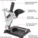 Operitacx Adjustable Angle Grinder Stand Base Heavy Duty Cast Iron Frame Multi-Angle Holder with Ergonomic Handle Protective Cover for 4.5 Inch Grinding Machine Desktop Support