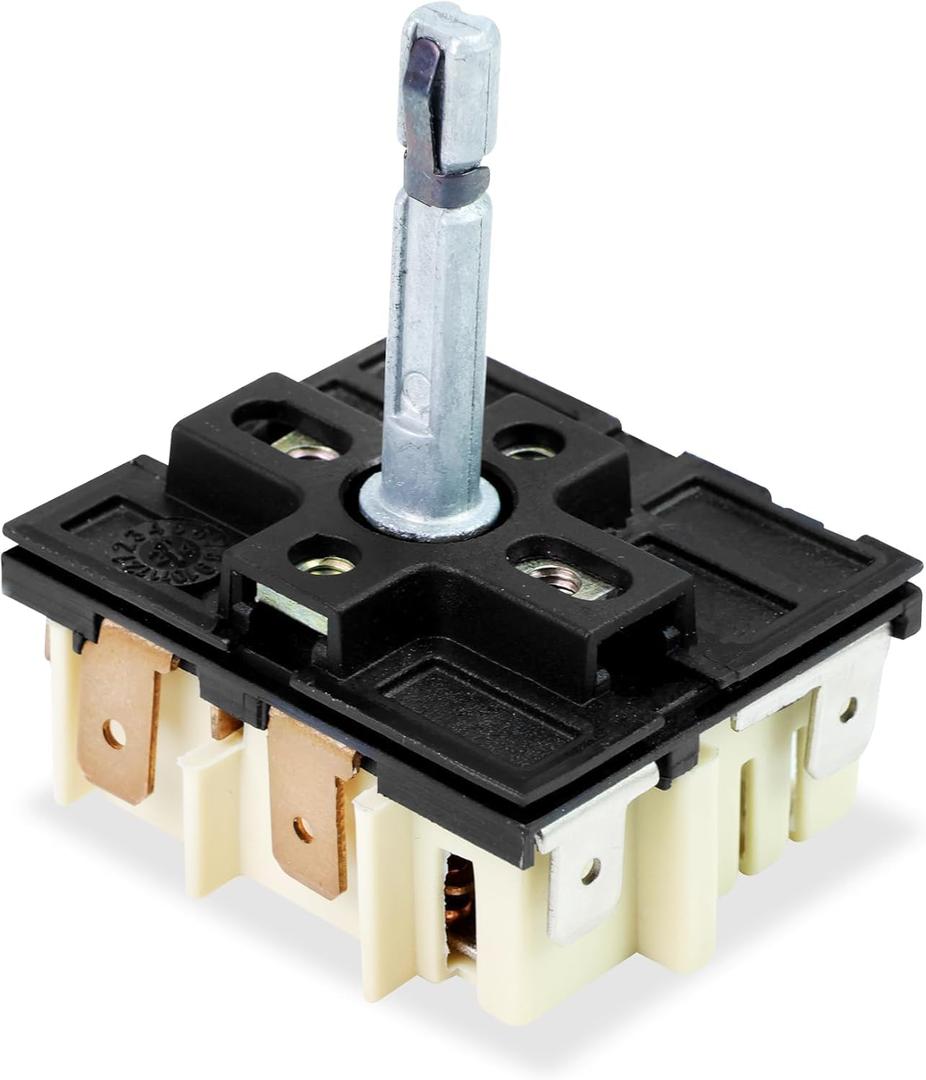 DG44-01002A Dual Infinite Stove Control Switch, Precise Temperature Control, Replace for Samsung Electric Stove Replacement Parts, DG44-01002A Infinite Switch Compatible with FCQ3 FE71 FER3 FTQ3 NE59