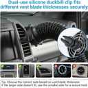 Car AC Vent Extender with USB Airflow Fan, Extendable Air Vent Hose for Backseat, AC Tube Back Seat Air Conditioning for Baby, Rear Seat Cooling Solution for Kids & Pets