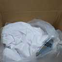 Surmente 5 Pack White Rectangle Tablecloth 90 x 132-inch Rectangular Polyester Table Cloth for Weddings, Banquets, or Restaurants
