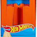 Hot Wheels Toy Car Straight Track Set with 37 Component Building Parts & 1:64 Scale Vehicle