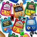 Valentines Day Cards for Kids School - 30 Pack Video Game Keychain Valentines for Kids, Gamer Valentine, And Valentine Gifts for Classroom Daycare, Party Favor for Boys Girls & Classmates