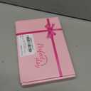 Miuric Light Pink Wig for Women Short Pastel Wavy Wigs Curly Bob Wigs with Bangs Shoulder Length Colorful Synthetic Wigs for Cosplay Costume Party Daily Use(14 Inches)