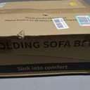 Folding Sofa Bed, 4 in 1 Convertible Sleeper Chair with Pillow, Single Memory Foam Fold Out Chair Bed, Modern Floor Futon Sofa Couch Mattress for Living Room/Guest/Apartment, Dark Grey, Single 76x26x6 in