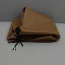 Wesnoy 12 Pcs Winter Plant Covers Freeze Protection 39.4x23.6 Inch Horizontal Shrub Tree Rose Plant Protection Bags Frost Blanket with Drawstring for Fall Winter Outdoor Garden Planting (Brown)