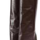 Goolita Fold Over Boots For Women, Pointed Toe Stiletto Heel Knee High Boots Fashion Comfortable Slip On Tall Boots (7, Pu-brown)